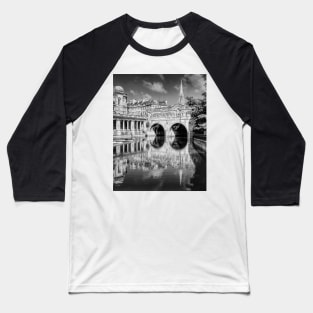 Pulteney Bridge and River Avon in Bath Baseball T-Shirt